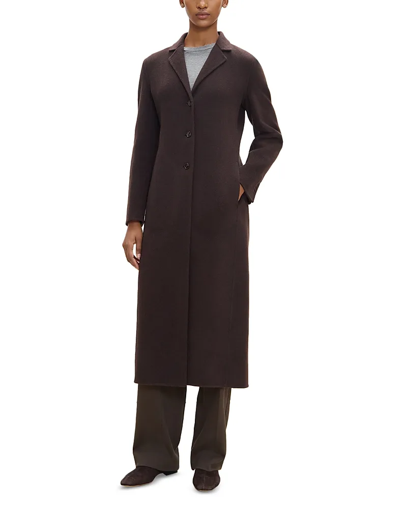 Collared Elongated Blazer Coat by Theory