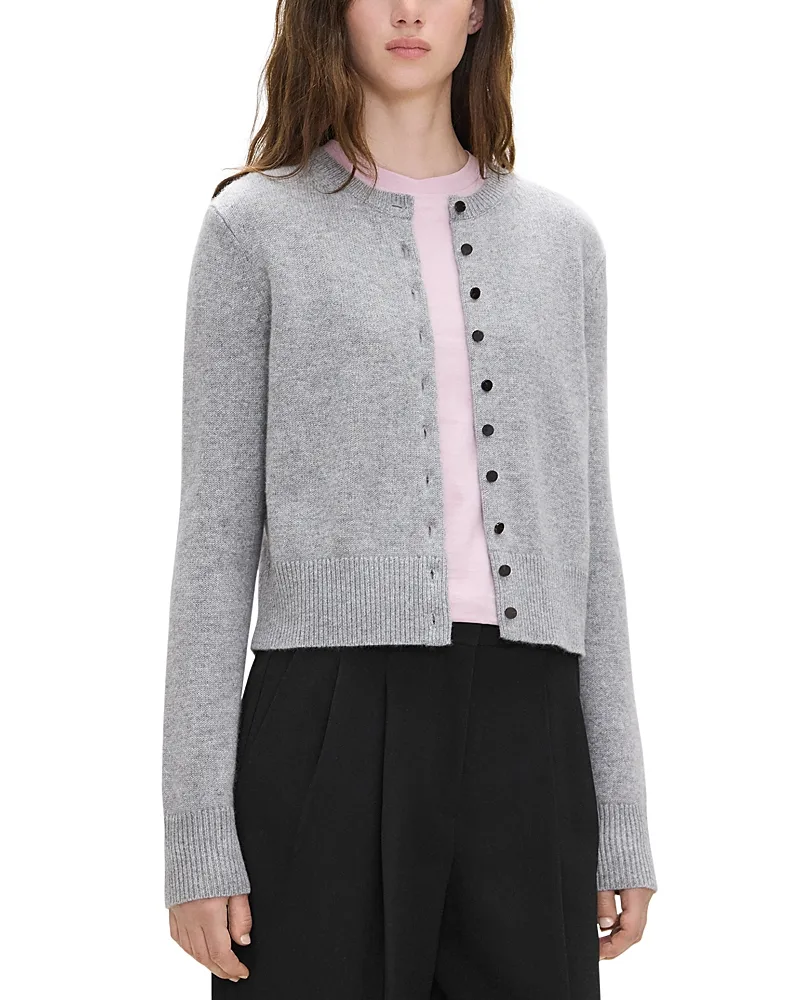 Cashmere Crewneck Cardigan by Theory