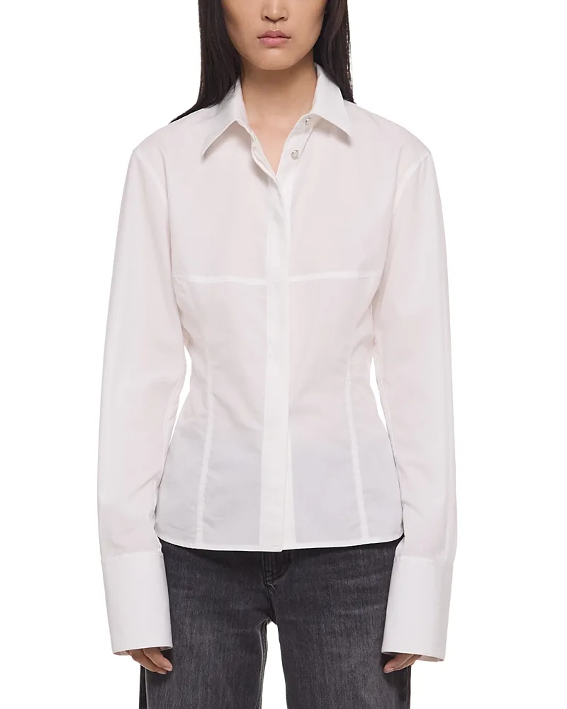 Cotton Corset Shirt by Helmut Lang