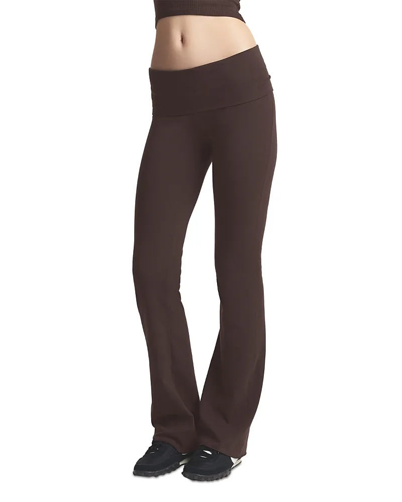 Cotton Jersey Foldover Pants by Skims