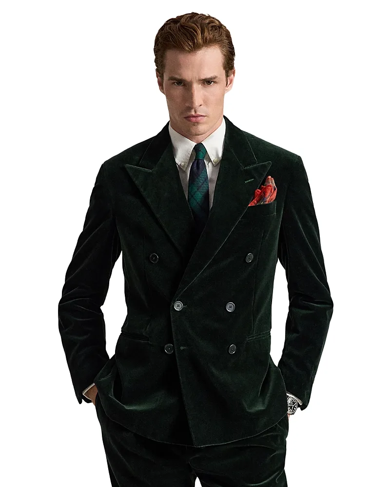 Tailored Fit Velvet Tuxedo Jacket by Polo Ralph Lauren
