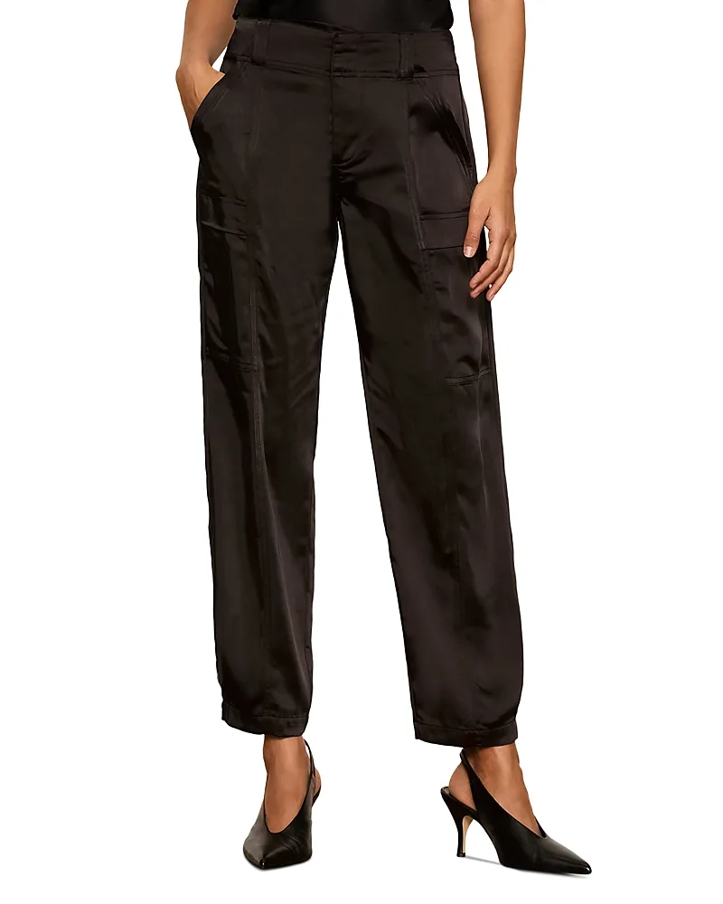 Sphere Satin Relaxed Fit Pants by Sanctuary
