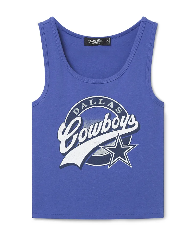 Dallas Cowboys Cropped Tank by Junk Food