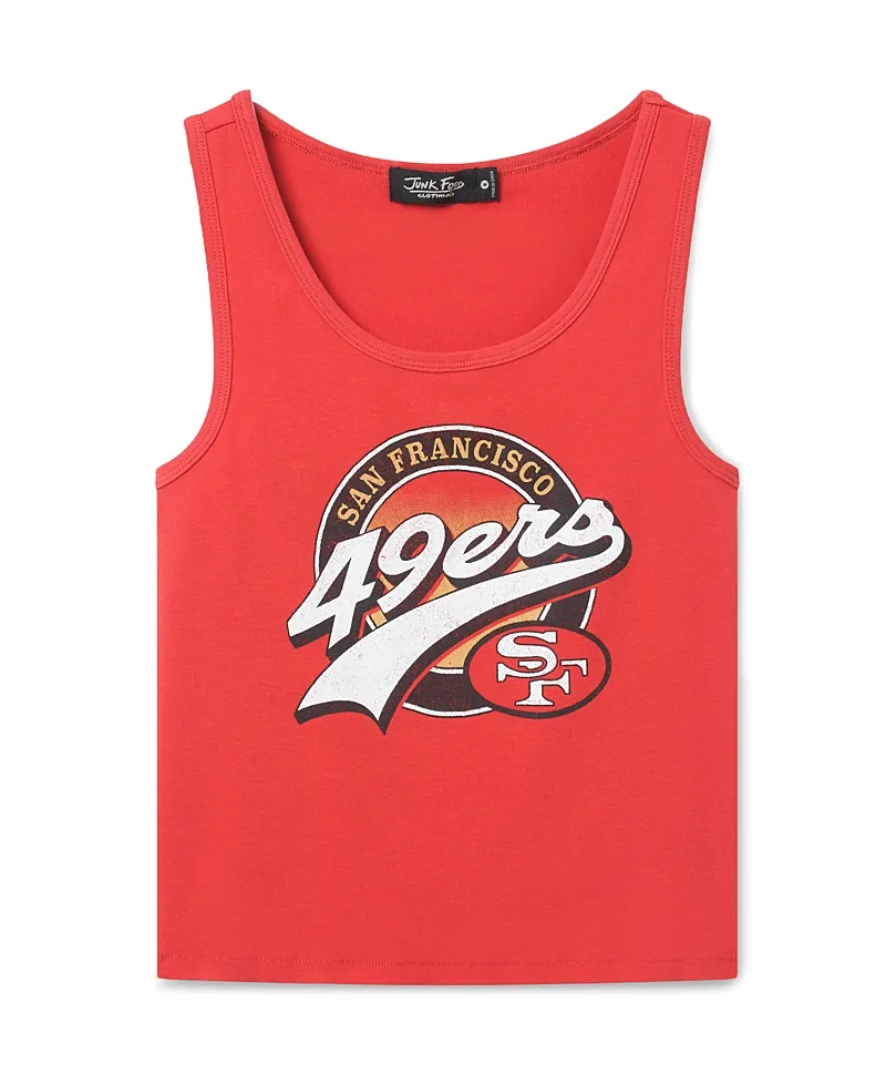 San Francisco 49ers Cropped Tank by Junk Food