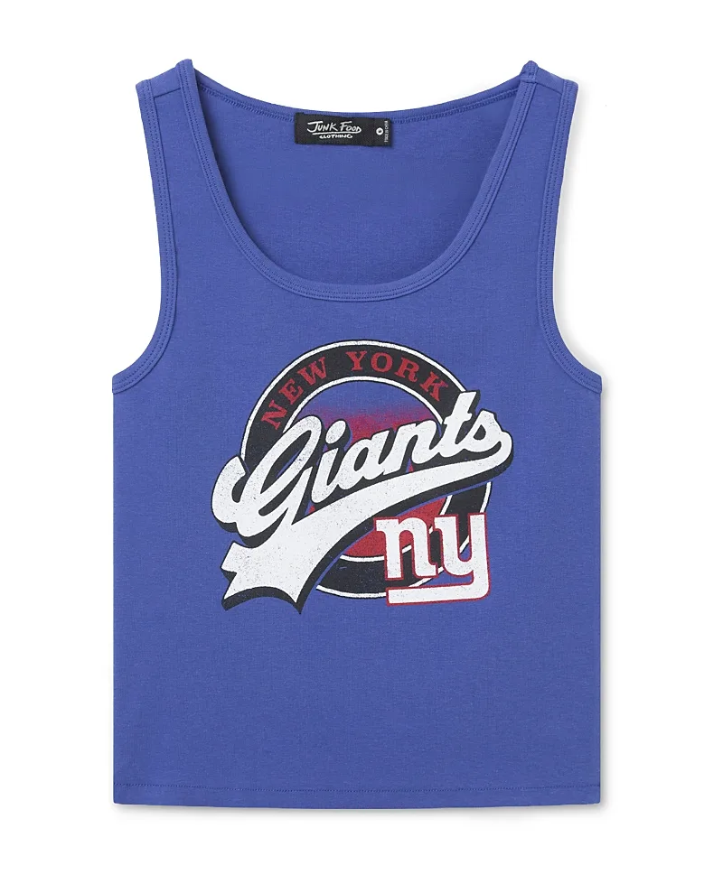 New York Giants Cropped Tank by Junk Food