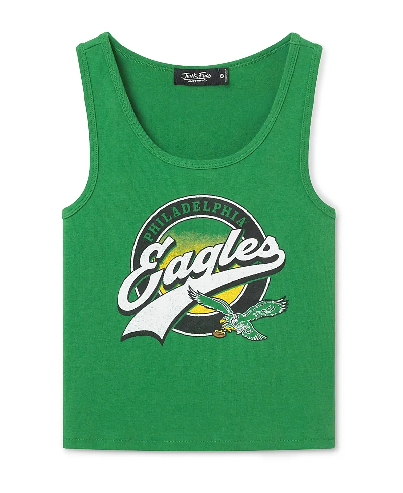 Philadelphia Eagles Cropped Tank by Junk Food