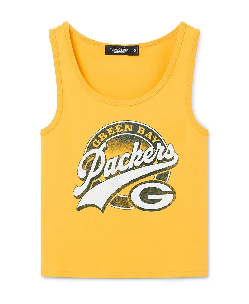 Green Bay Packers Cropped Tank by Junk Food