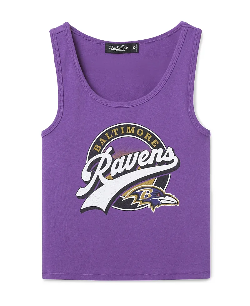 Baltimore Ravens Cropped Tank by Junk Food