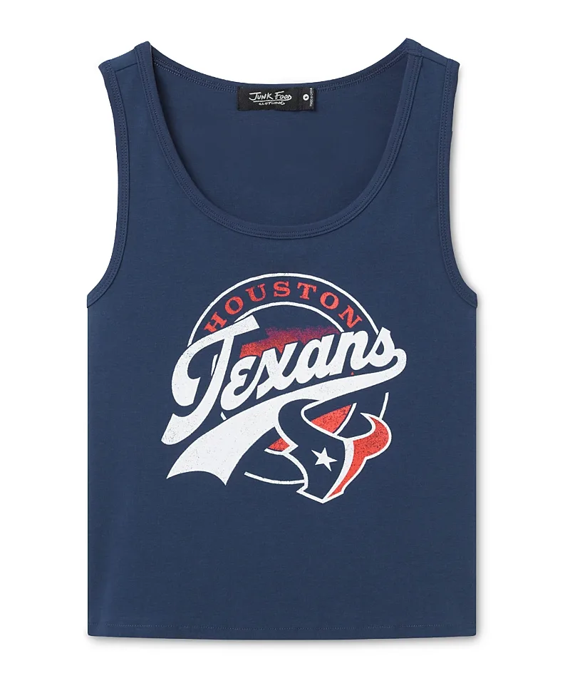 Houston Texans Cropped Tank by Junk Food
