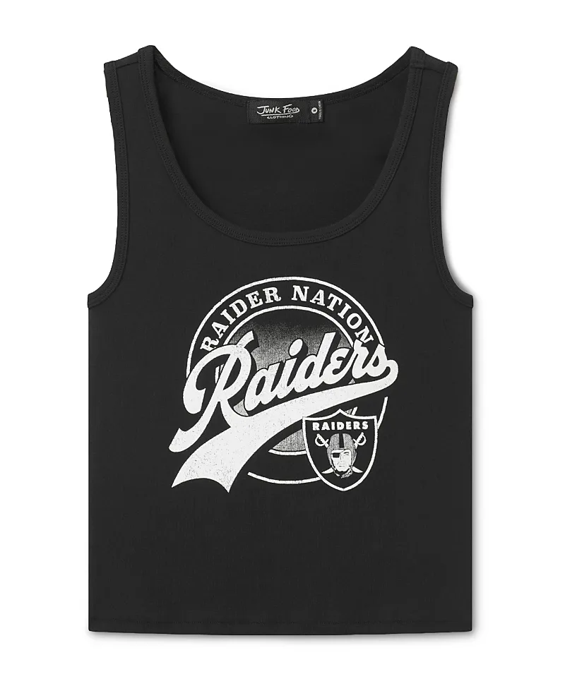 Las Vegas Raiders Cropped Tank by Junk Food