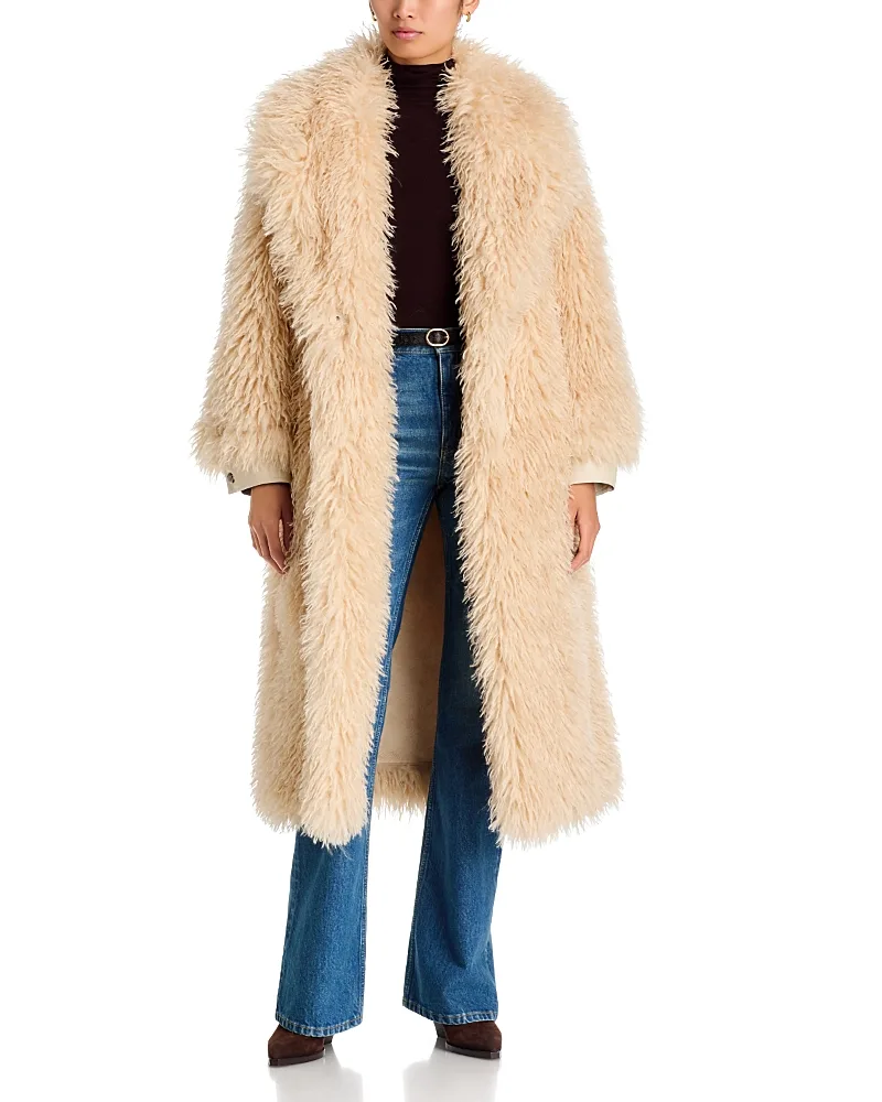 Kallie Faux Fur Coat by Kobi Halperin