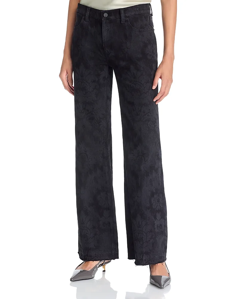 Zane Stretch Denim Wide Leg Pants by Kobi Halperin