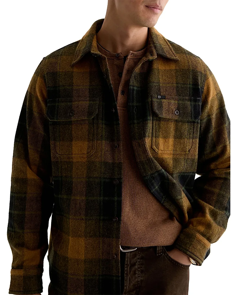 Milland Bronze Beat Relaxed Fit Pocket Utility Shirt by AG