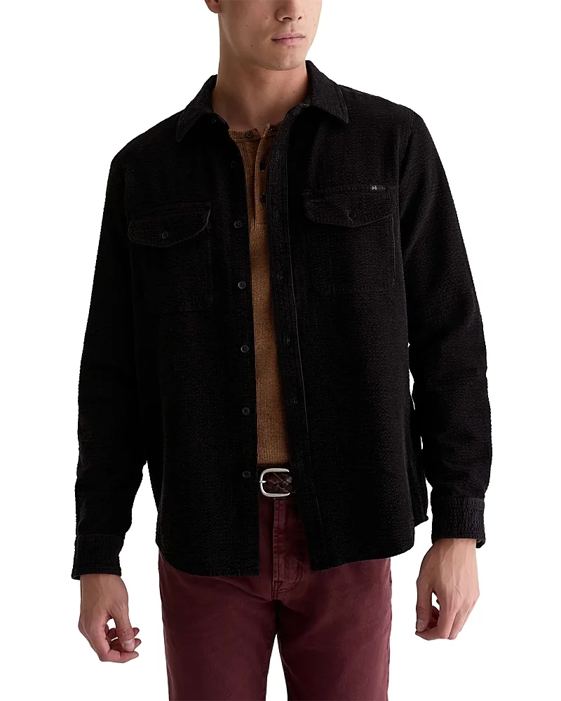 Miller Jazz Berry Cotton Pocket Shirt by AG