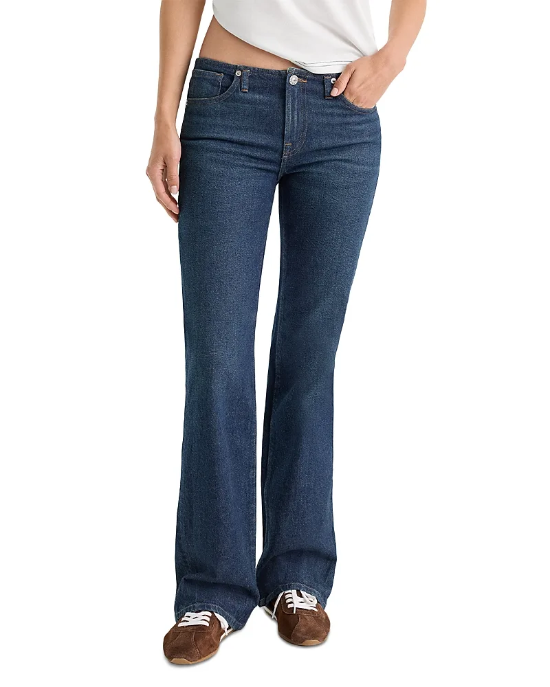 Ghost Waist Low Rise Bootcut Jeans by GOOD AMERICAN