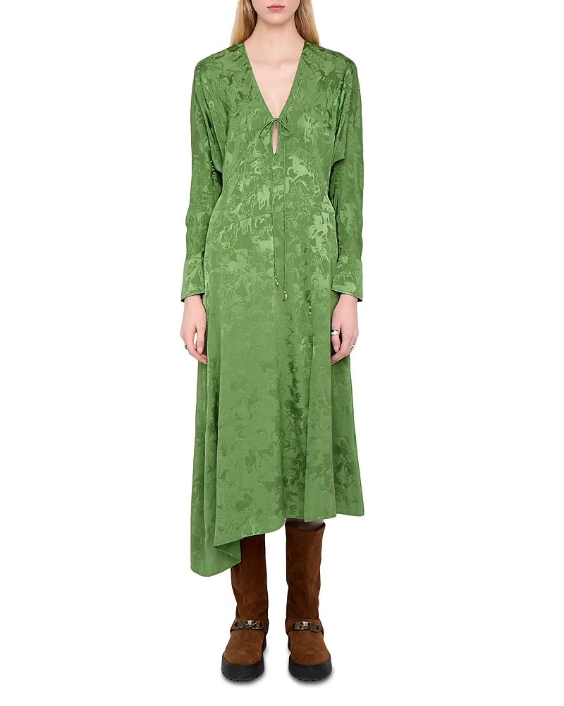 Rouna Jacquard Horses Silk Dress by Zadig & Voltaire