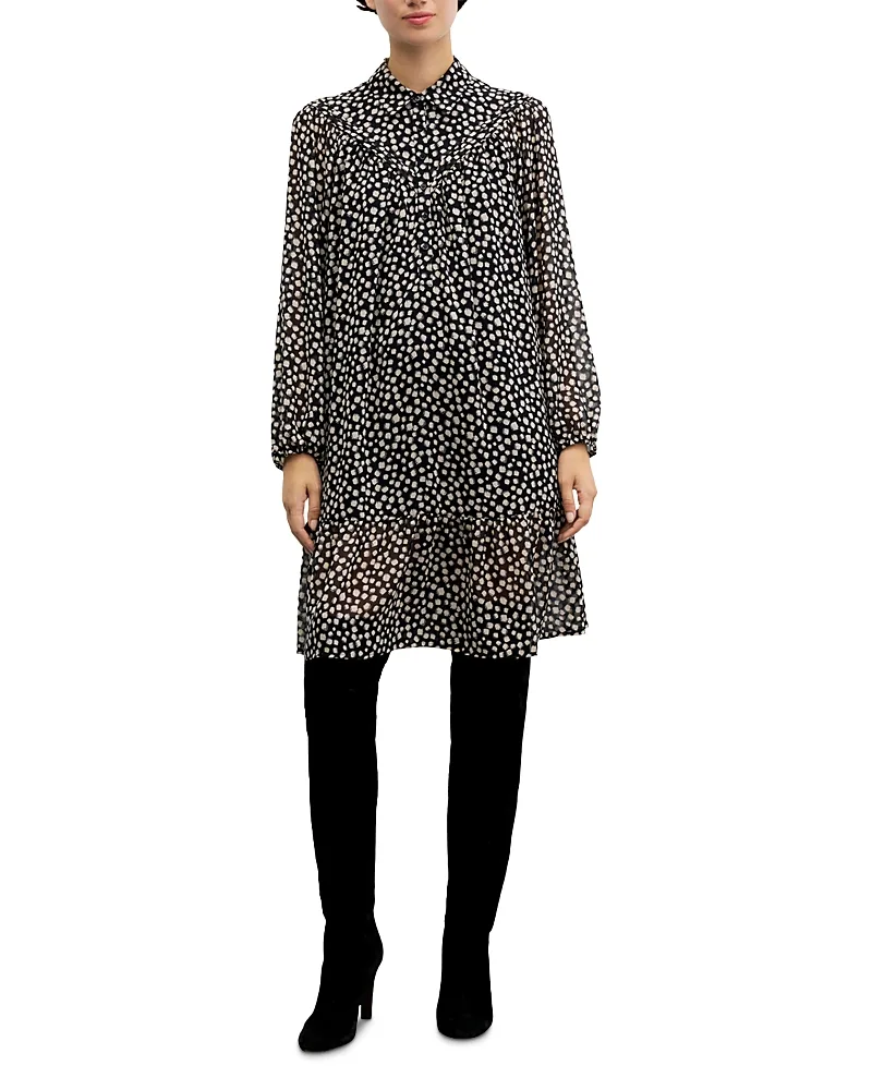 Celest Collared Shift Dress by Gerard Darel