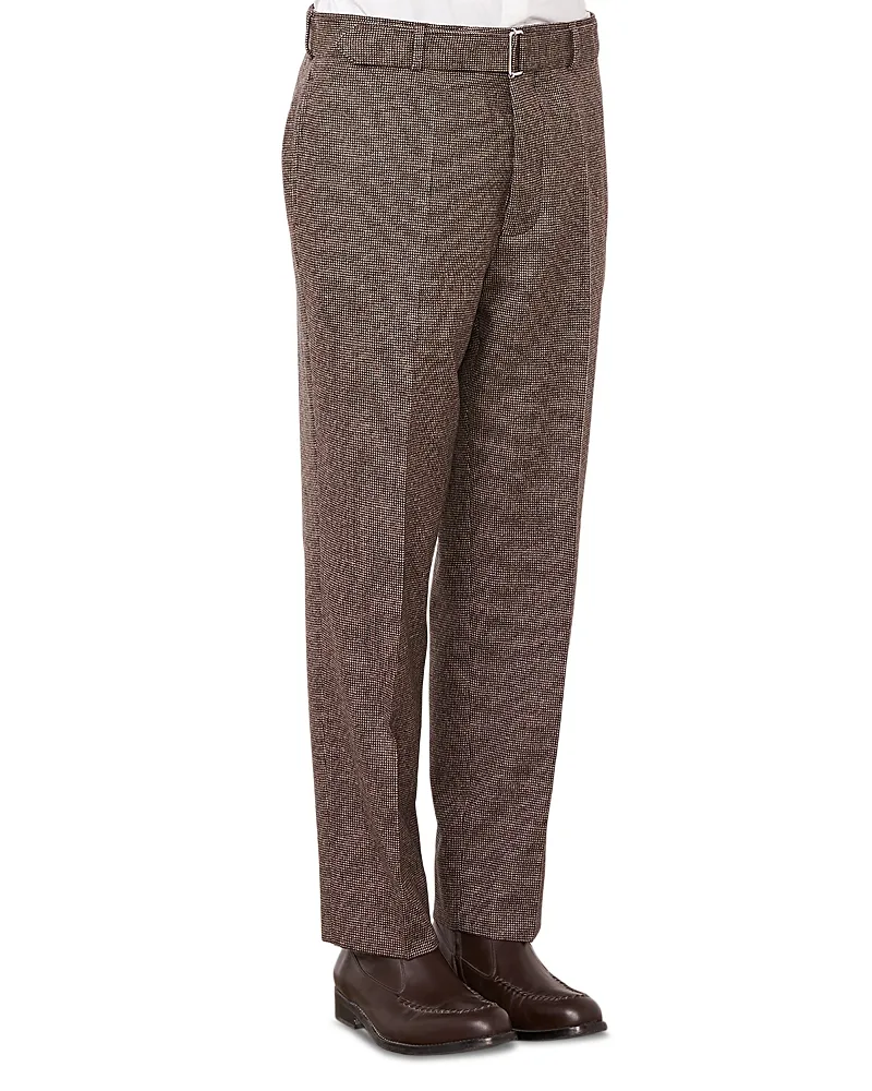 Regular Fit Brush Pattern Tailored Pants by Officine Generale