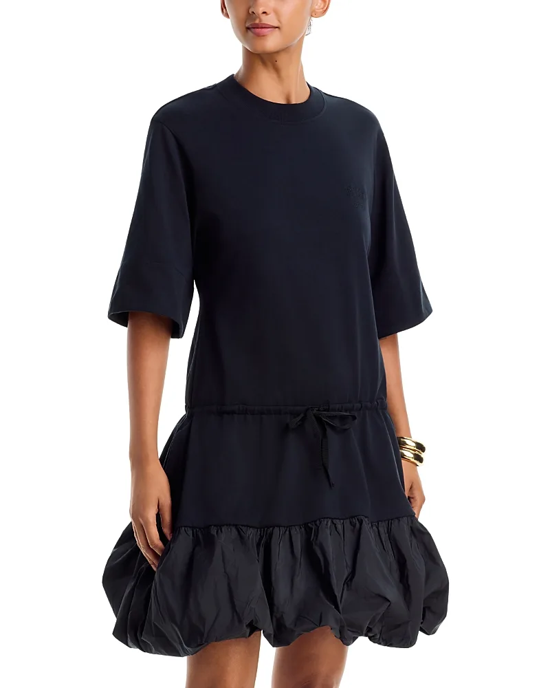 Bubble Hem Drop Waist Dress by Patou