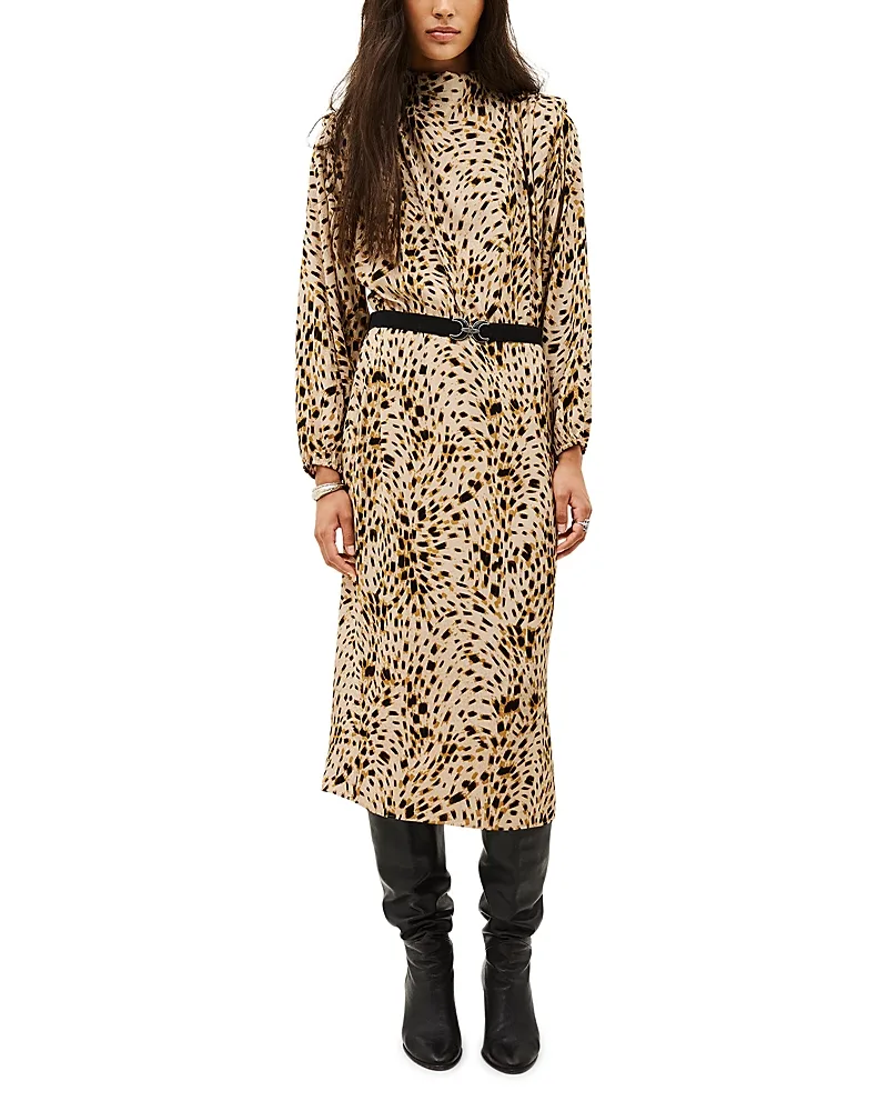 Hoelia Printed Midi Dress by Ba & sh