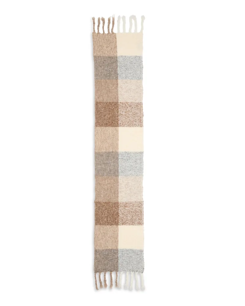 V Fraas Color Block Boucle Scarf by Fraas
