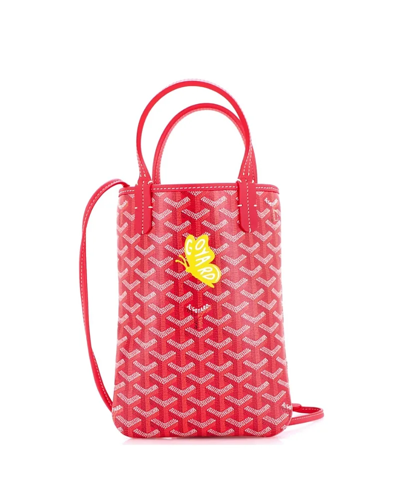 Pre-Owned Goyard Mini Poitiers Tote Printed Coated Canvas and Printed Canvas by Pre-owned Goyard