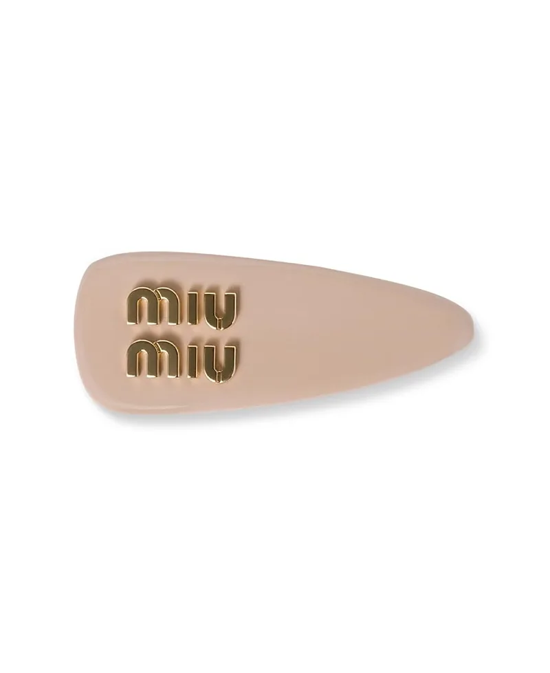 Patent Leather Hair Clip, 2.36 by Miu Miu