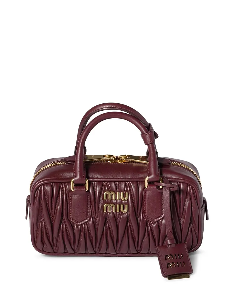 Arcadie Matelasse Nappa Leather Bag, 8.66 x 2.96 by Miu Miu