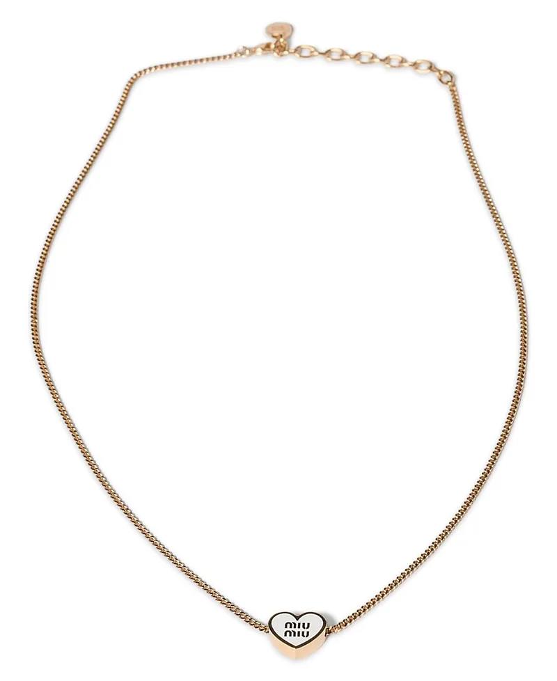 Metal Necklace by Miu Miu
