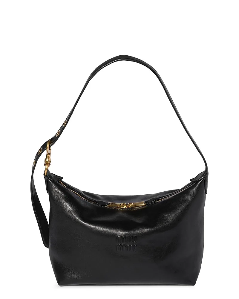 Spirit Nappa Leather Bag, 11.02 x 5.11 by Miu Miu