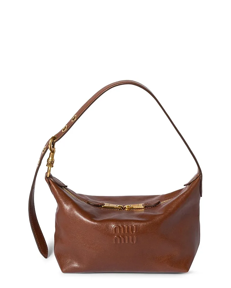 Spirit Nappa Leather Bag, 8.66 x 4.53 by Miu Miu