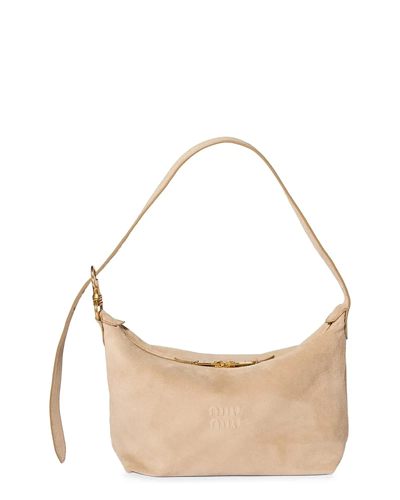 Spirit Suede Bag, 11.02 x 5.12 by Miu Miu