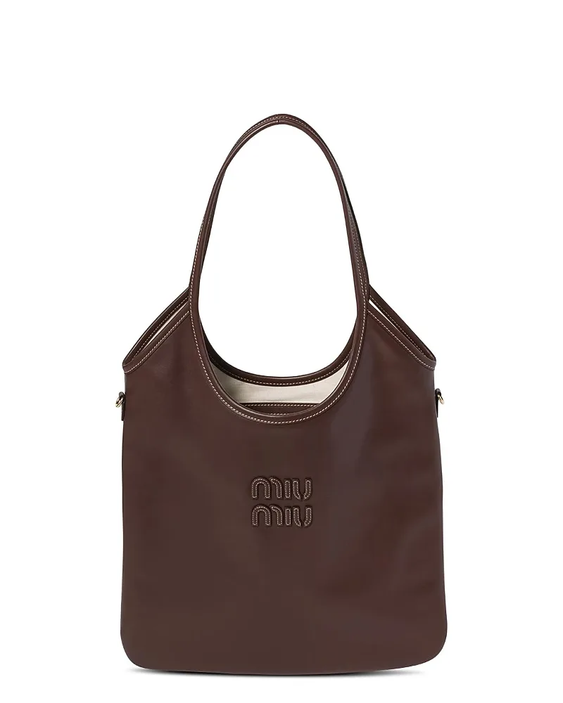 Ivy Leather Bag by Miu Miu