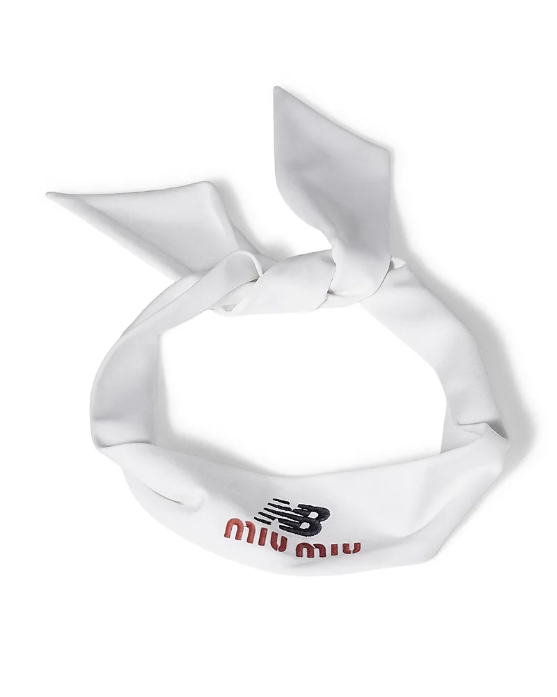 Stretch Jersey Hair Band by Miu Miu