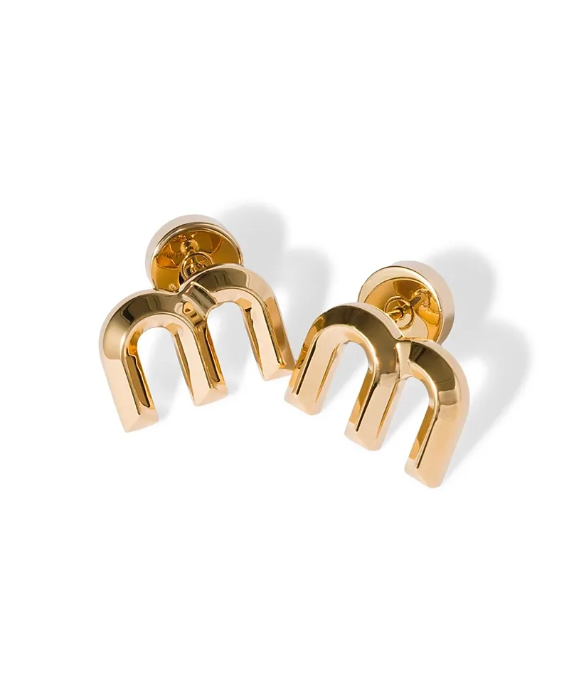 Metal Earrings by Miu Miu