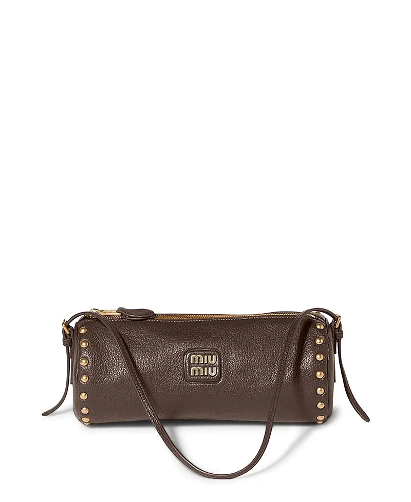 Leather Pouch by Miu Miu