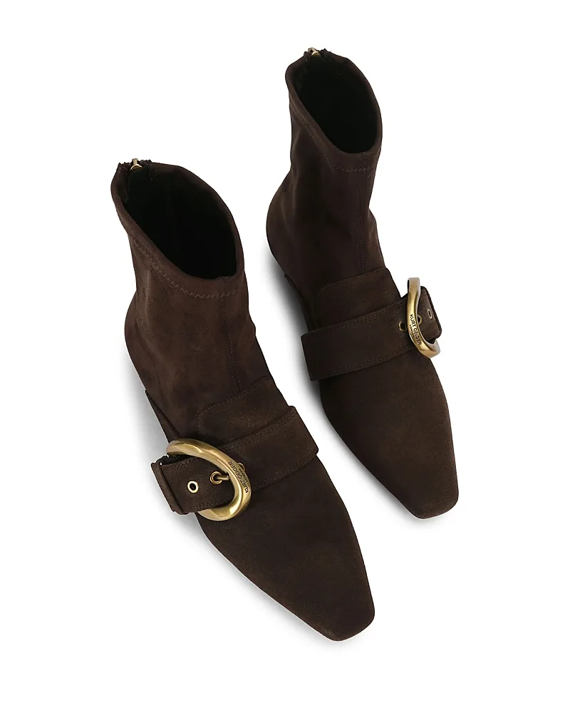 London Opera Suede Ankle Boots by Kurt Geiger