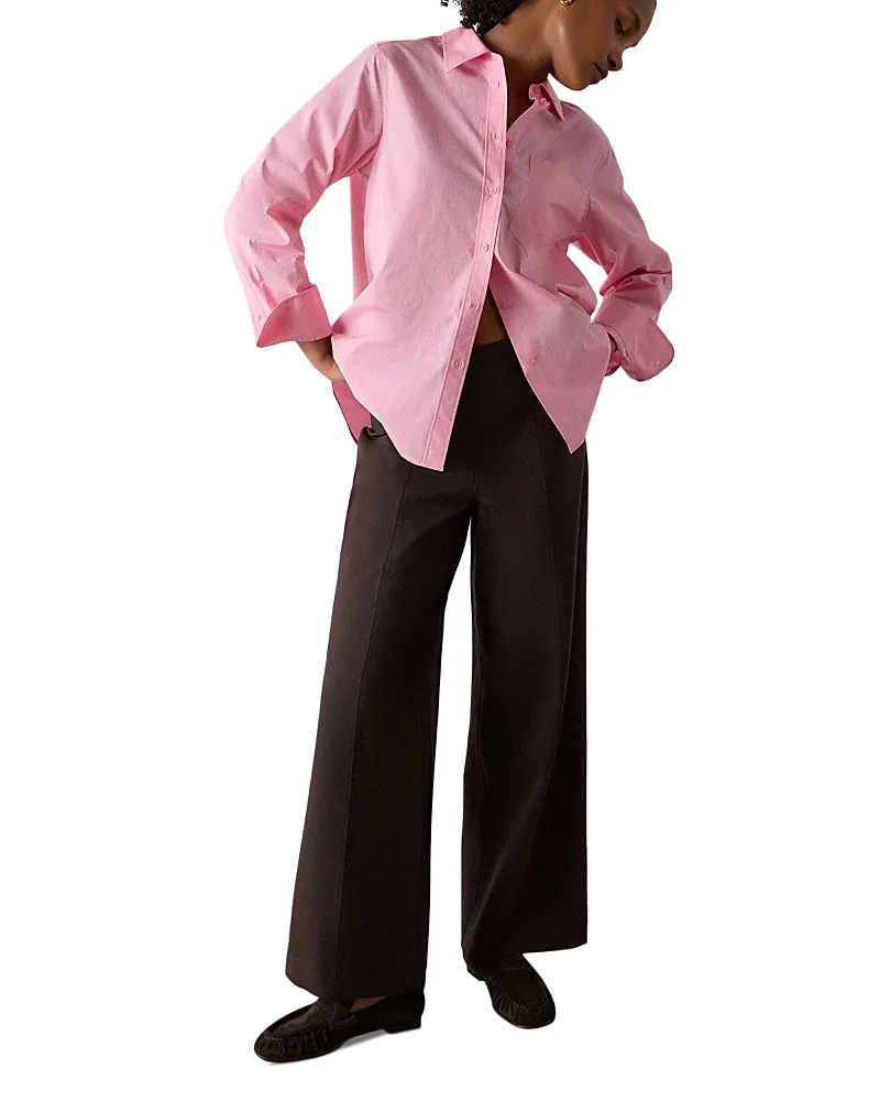 Ponte Wide Leg Trousers by Whistles