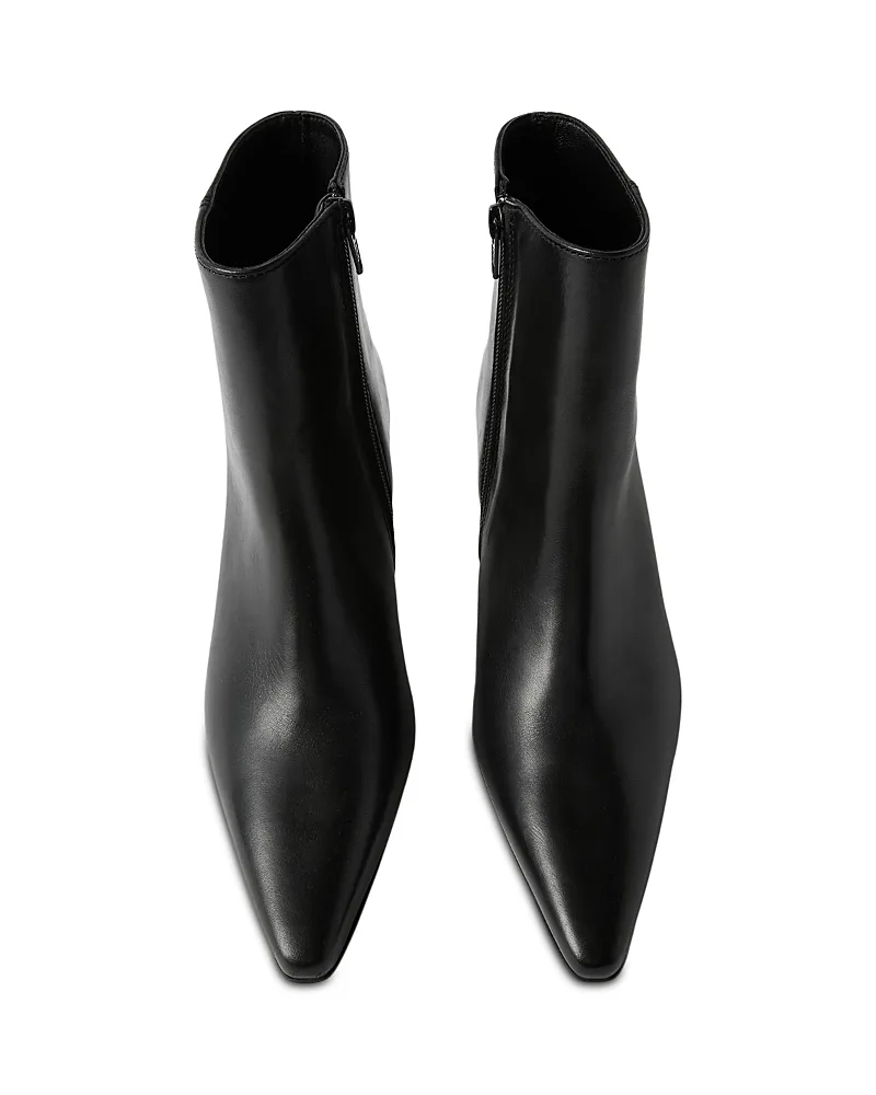 Leather Kitten Heel Ankle Boots by Whistles