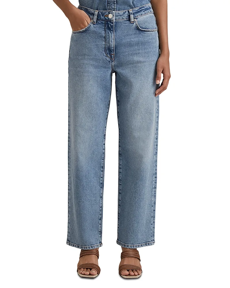 Selin Mid Rise Straight Leg Jeans