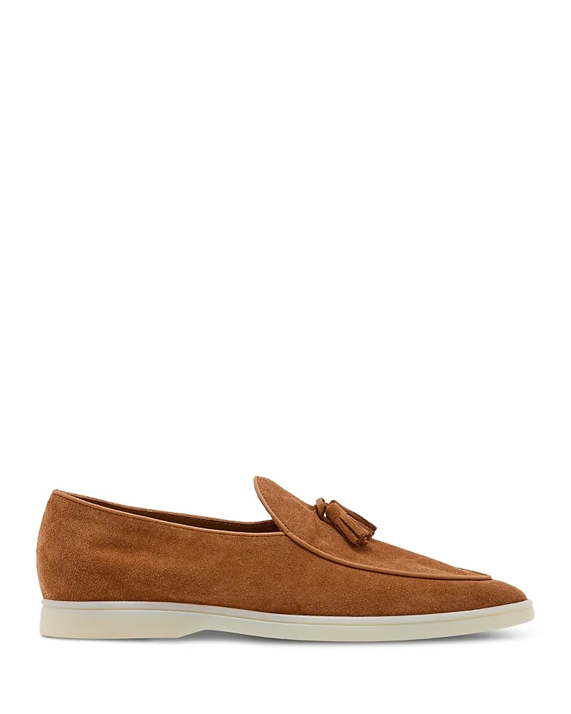 Suede Tassel Loafers