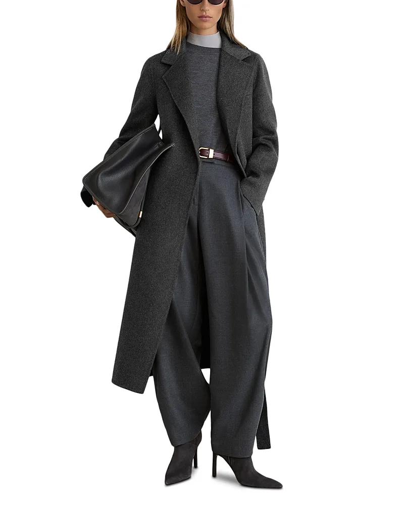 Marlowe Wool Blend Blind Seam Coat by Reiss