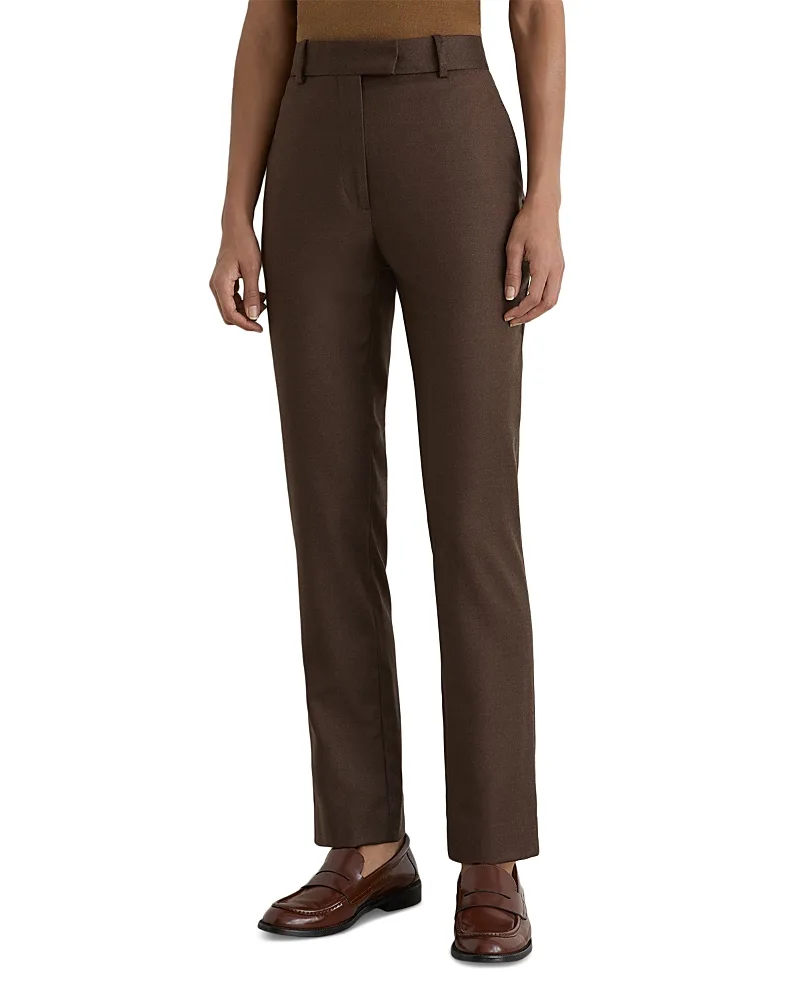 Derby Wool Blend Slim Pants by Reiss