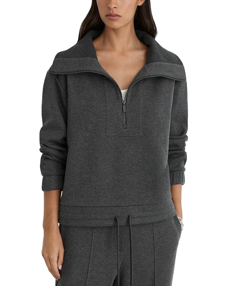 Layla Half Zip Sweatshirt by Reiss
