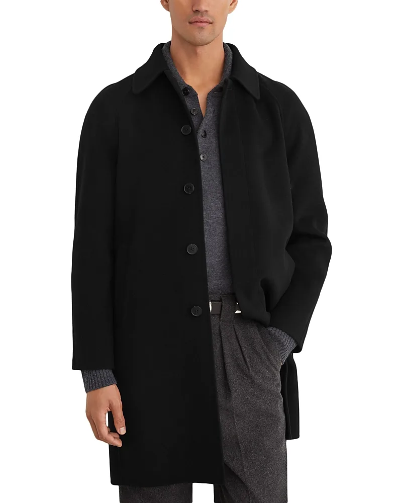 McCullough Wool Blend Overcoat by Reiss