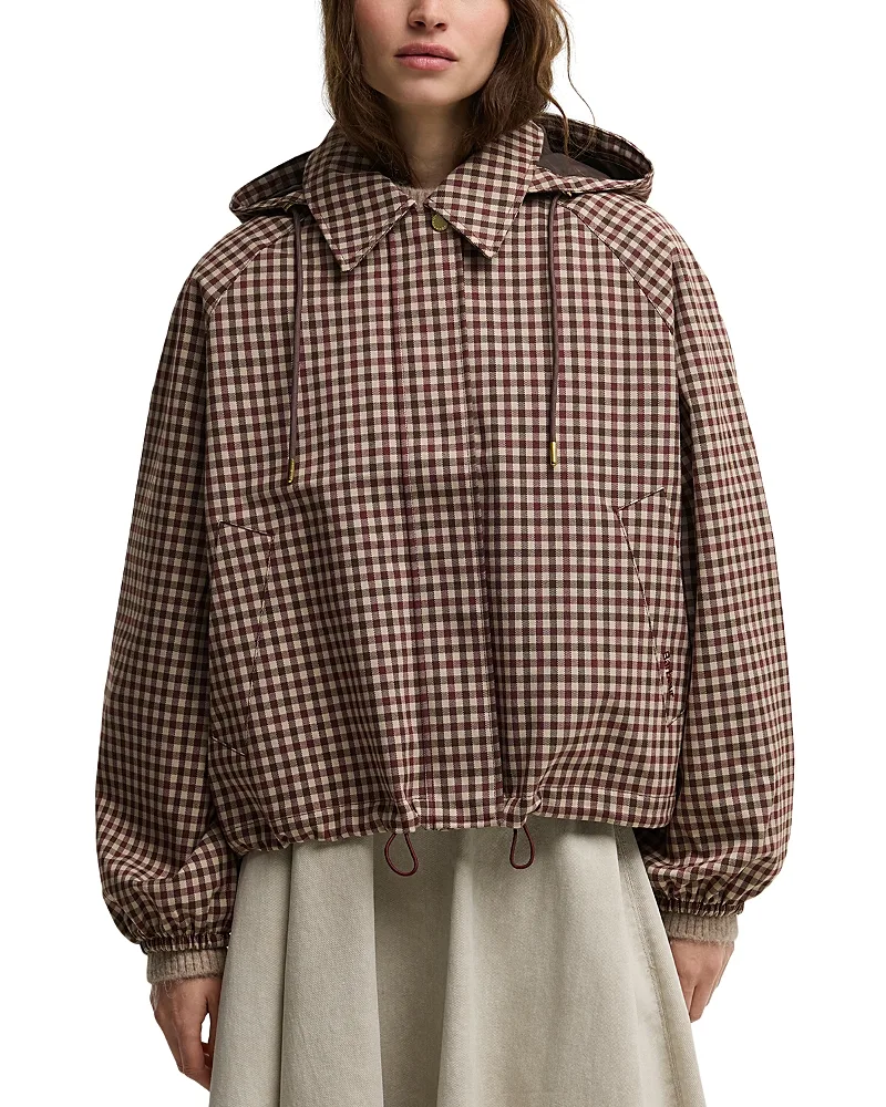 Audrey Hooded Bomber Jacket by Barbour