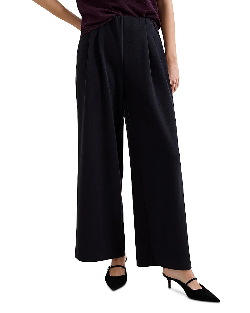 Florence Ponte Knit Wide Leg Pants by Phase Eight