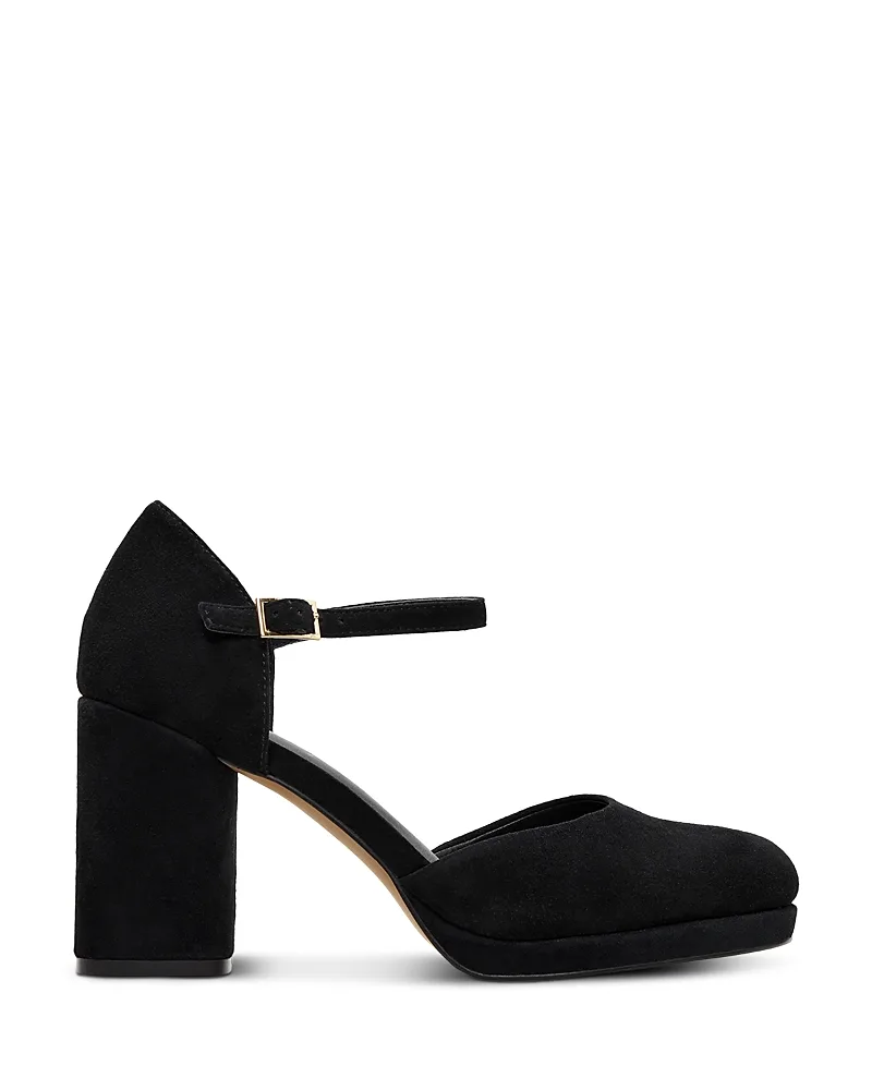 Suede Platform Pumps by Phase Eight