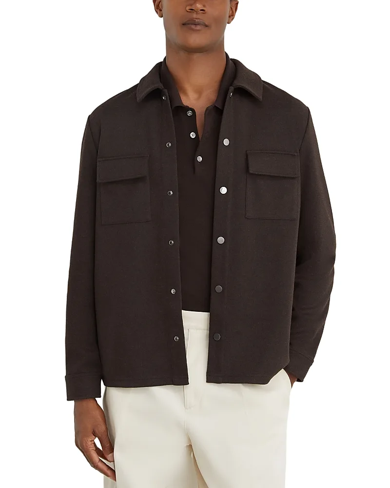 Stellan Regular Fit Overshirt by Reiss