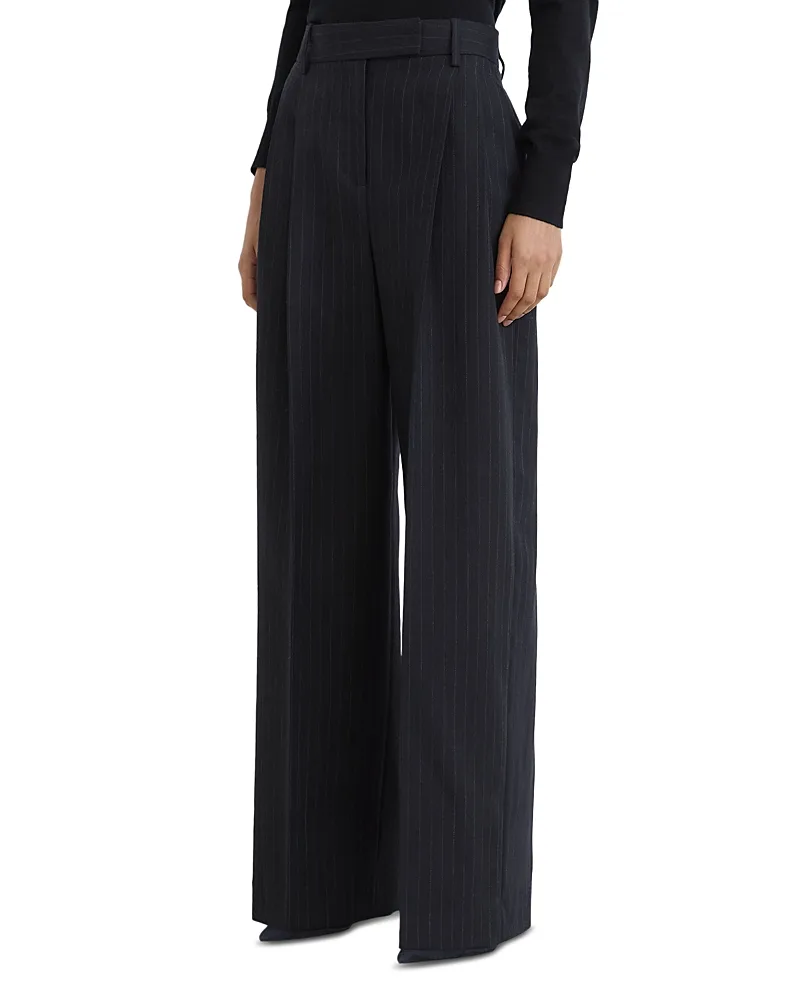 Beck Wool Pleated Pants by Reiss